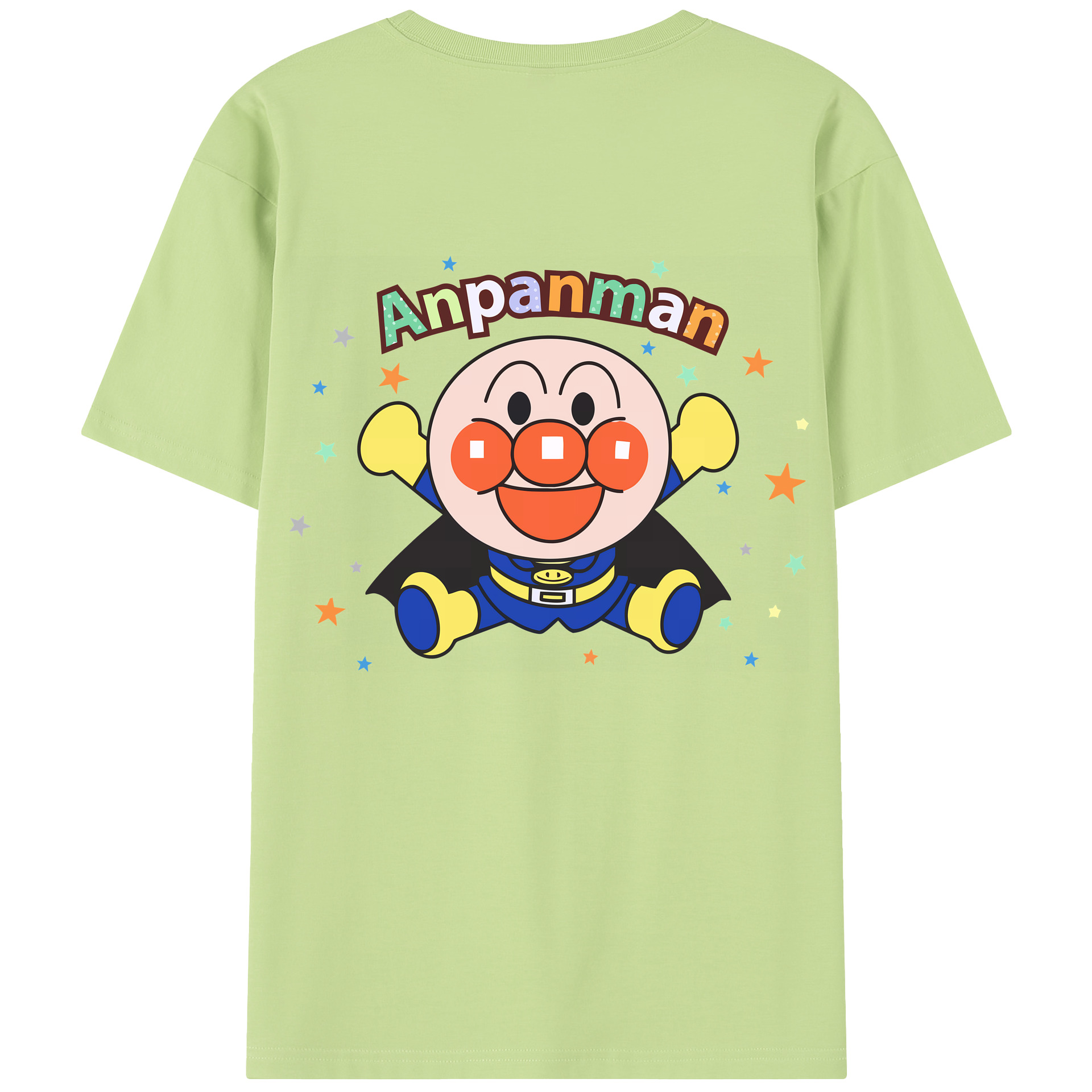（画像用） アンパンマン Anpanman 綿100％半袖Tシャツ（背面プリント）